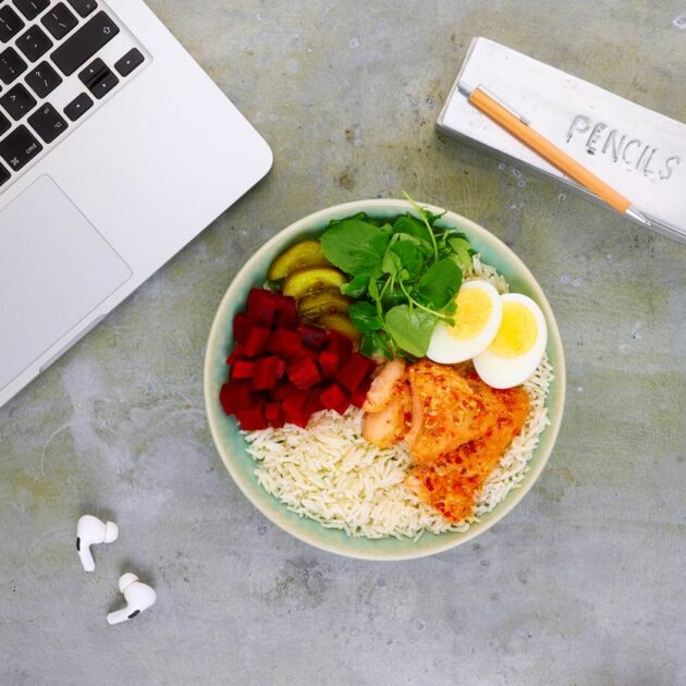 Salmon and Coconut Buddha Bowl