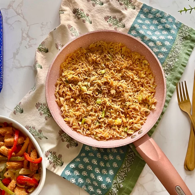 Fakeaway Salt and Chili Chicken with Fried Rice